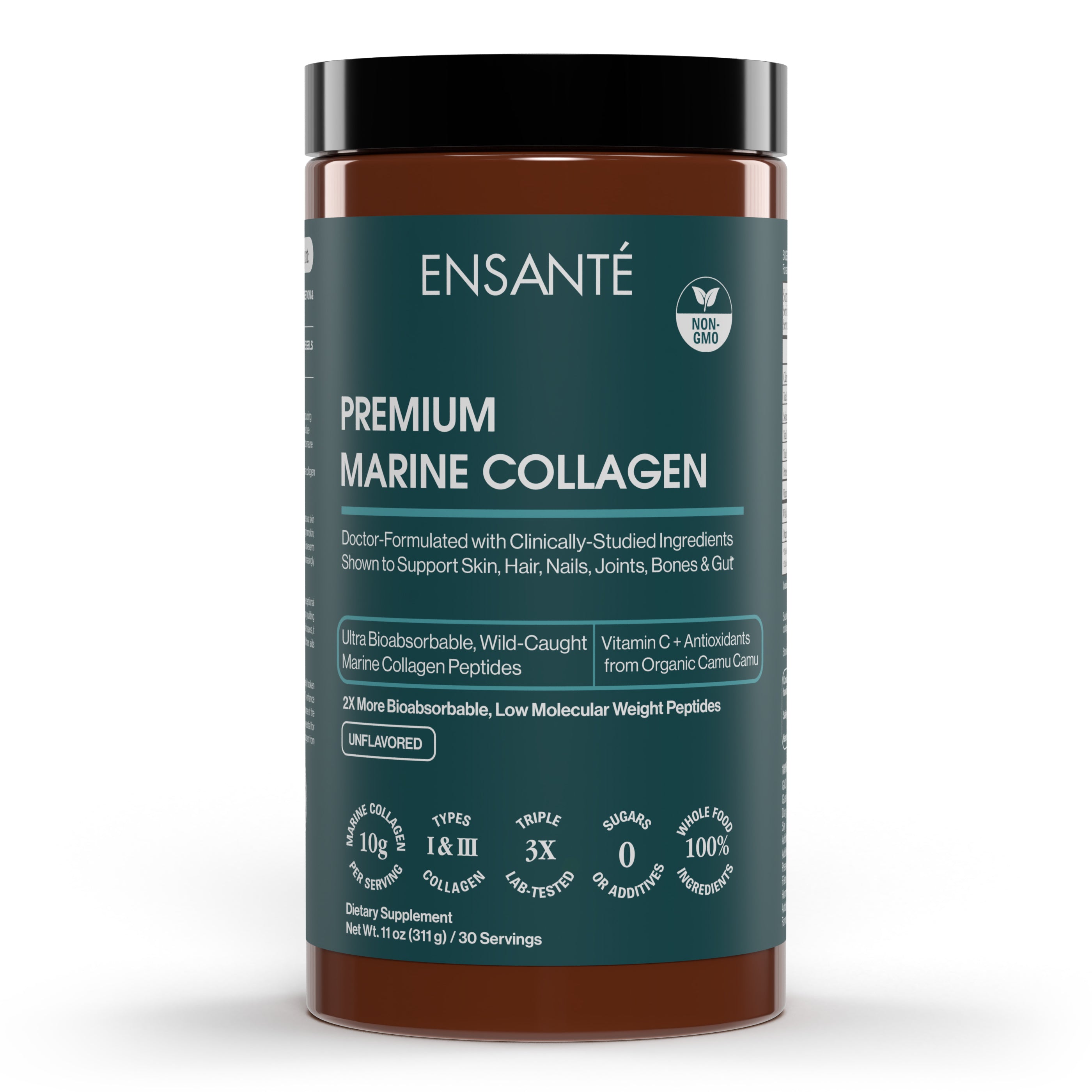 Premium Marine Collagen Peptides Powder, Unflavored